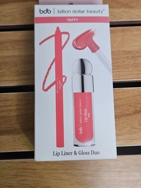 bdb Billion Dollar Beauty Lip Liner & Gloss Duo In Taffy